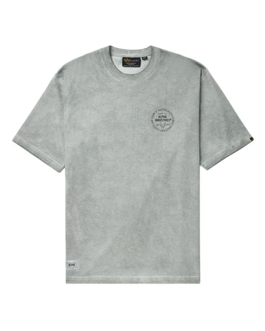 Alpha Industries Gray Unfrm Type-01 Tee for men