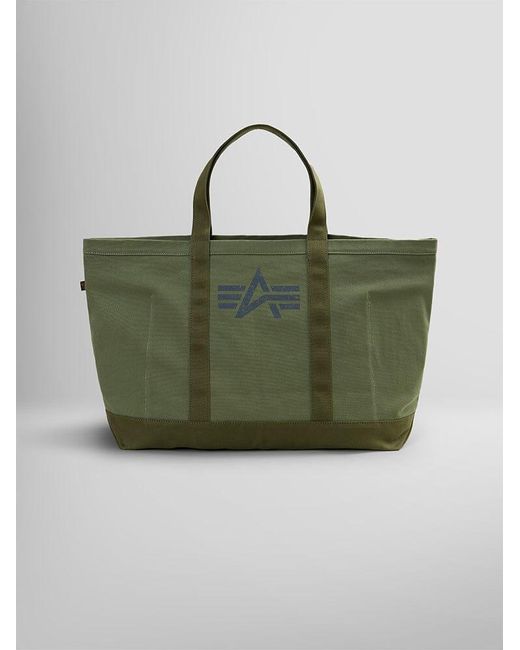 Alpha Industries Military Canvas Aviator Kit Bag in Green | Lyst