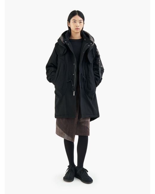 Alpha Industries Alpha X Jiyongkim Sun-bleached Fishtail Coat in