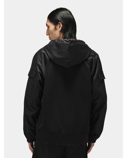 Alpha Industries Black M-65 Zip Up Hoodie