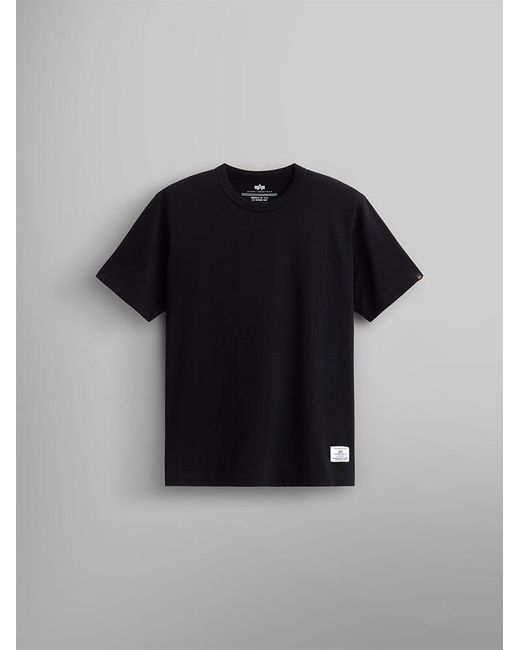 Alpha Industries Black Essential Relaxed Tee