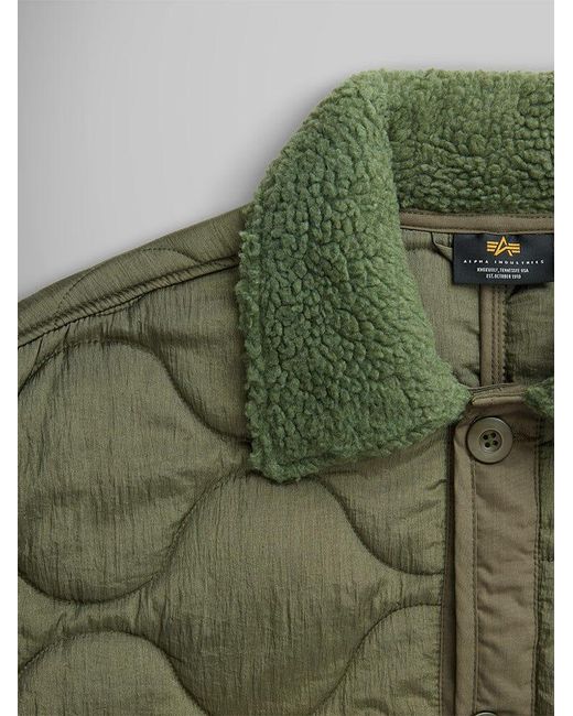 Alpha Industries Green Liner Jacket Womens