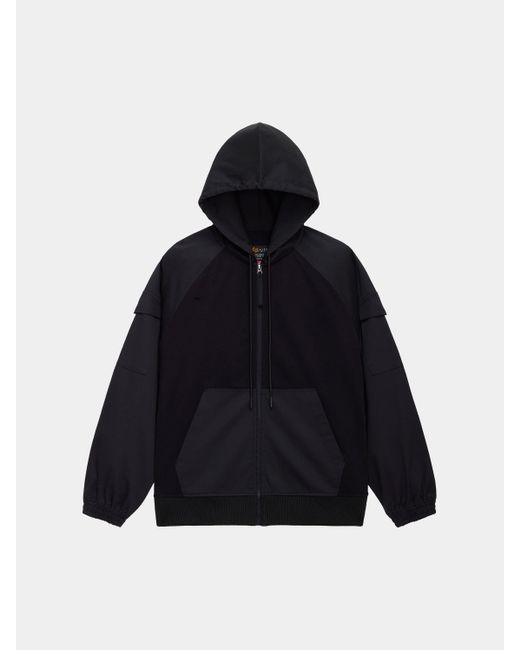 Alpha Industries Black M-65 Zip Up Hoodie