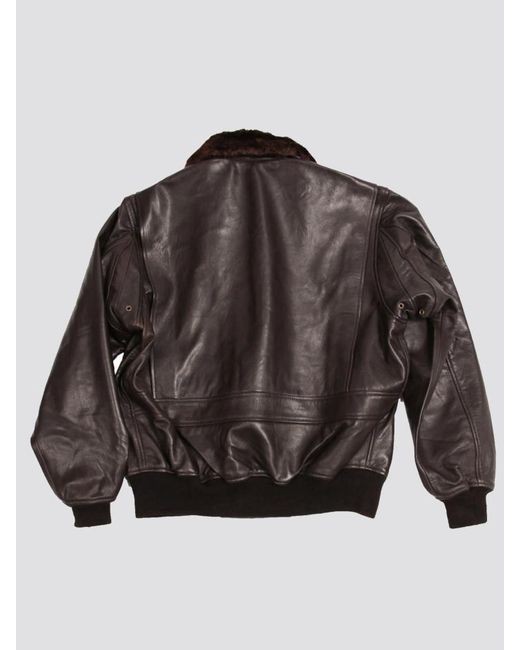 Men S Brown G 1 Leather Jacket