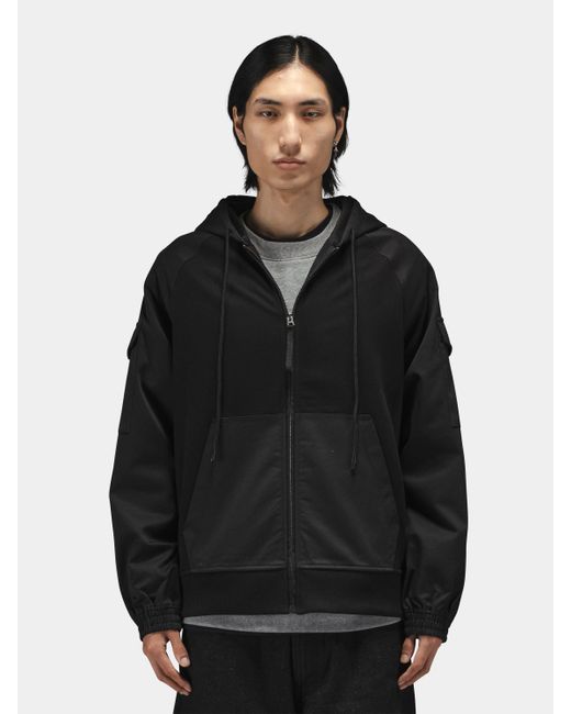 Alpha Industries Black M-65 Zip Up Hoodie