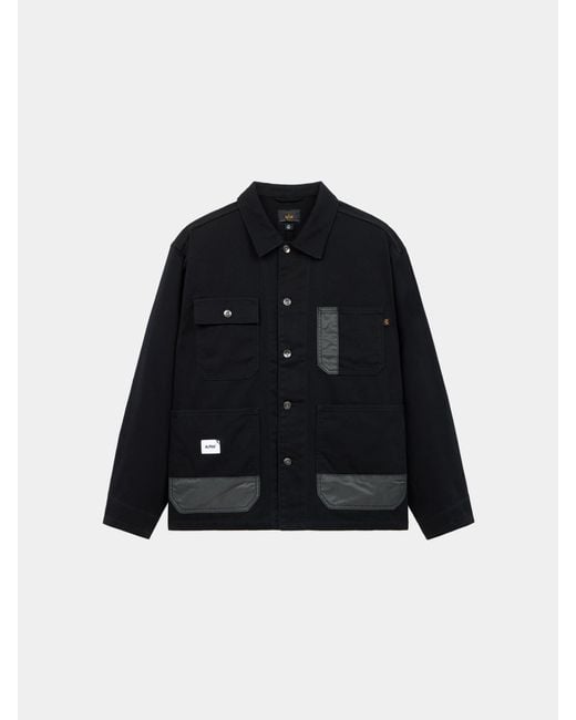 Alpha Industries Black Unfrm Worker Jacket