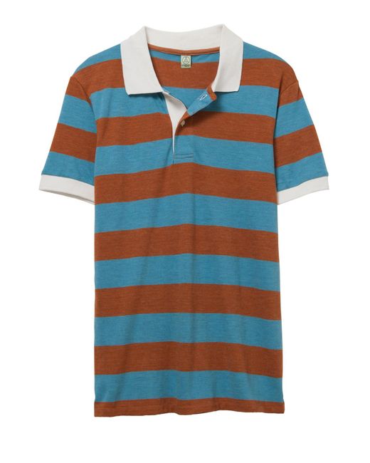 Alternative Apparel Ugly Striped Polo Shirt in Blue for Men Save 79