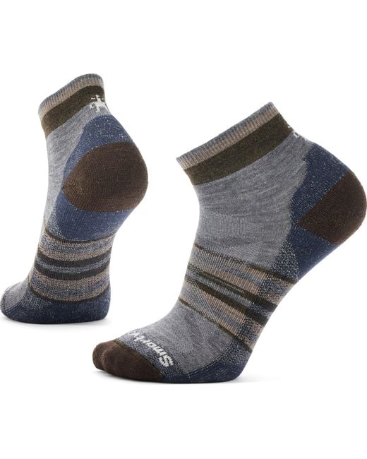 Smartwool Gray Outdoor Light Cushion Ankle Socks
