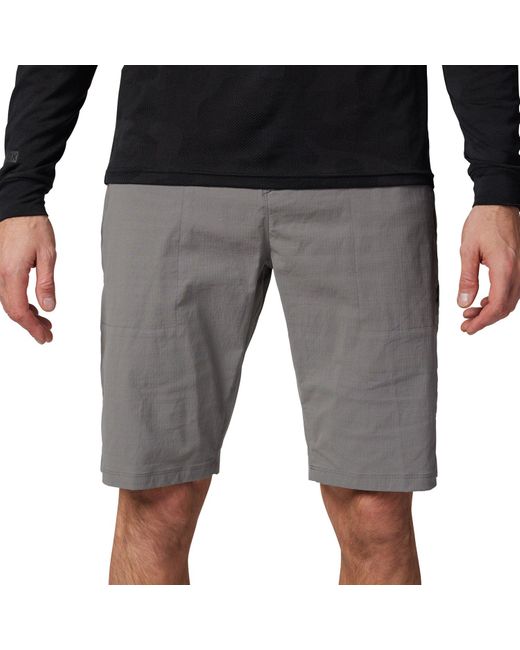 Fox Gray Ranger Shorts With Liner for men