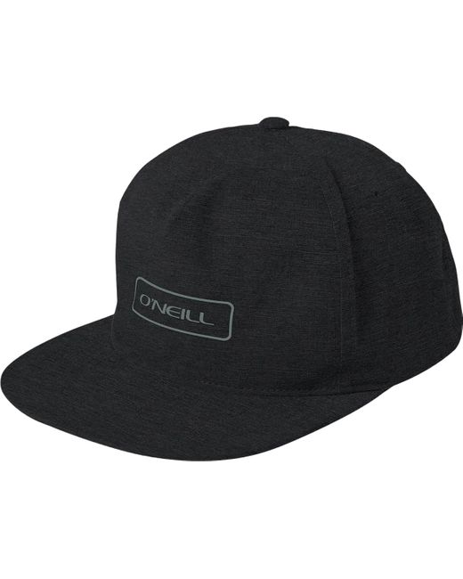 O'neill Sportswear Black Hybrid Snapback Hat for men