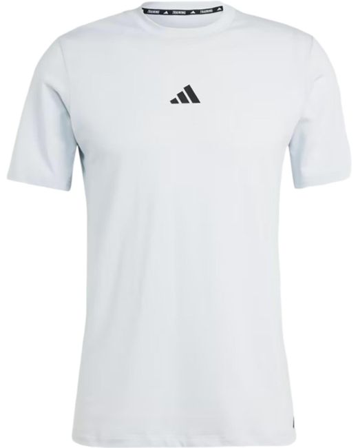 Adidas White Workout Logo T