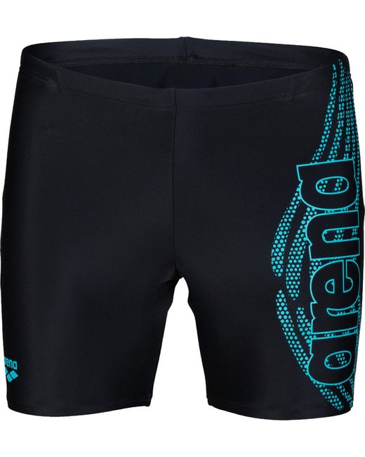 Arena Blue Graphic Swim Mid Jammers for men