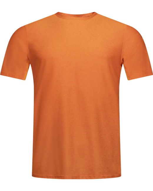 Rossignol Orange Melange Short Sleeve T for men