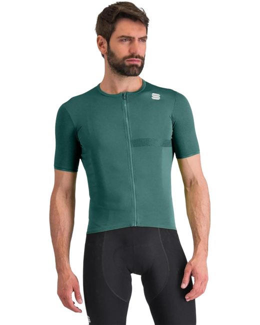 Sportful Green Matchy Short Sleeve Jersey for men