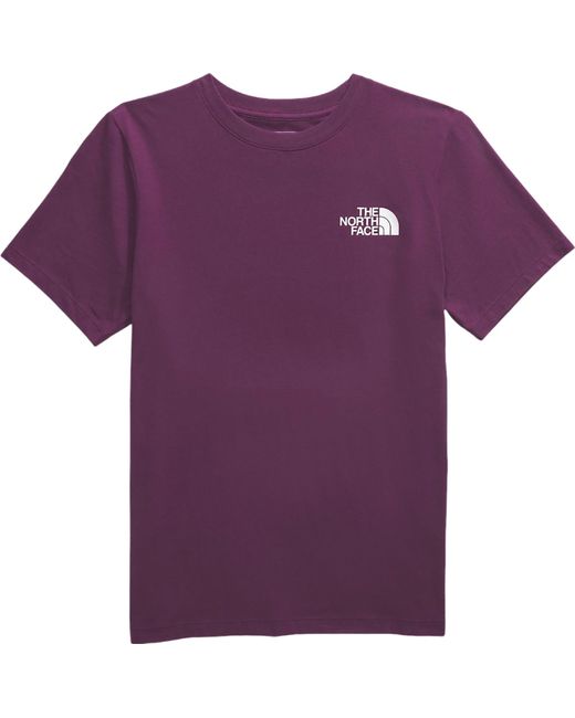 The North Face Purple Short Sleeve Box Nse T