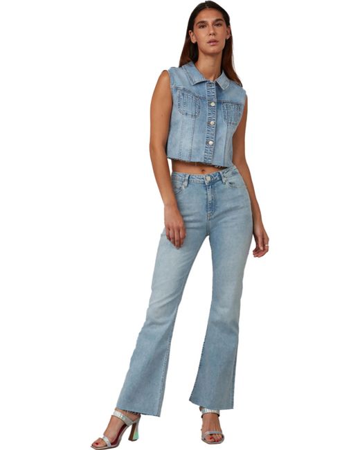 Lola Jeans Blue Alice High Rise Flare Jeans