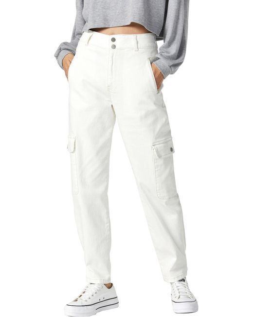 Mavi Elsie Relaxed Fit Cargo Pants in Black Lyst Canada