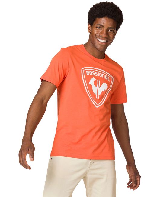 Rossignol Orange Logo Tee for men