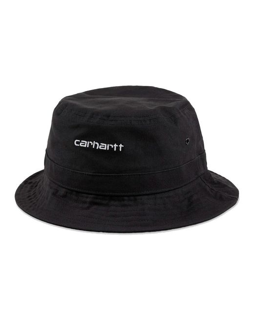 Carhartt WIP Script Bucket Hat in Black | Lyst