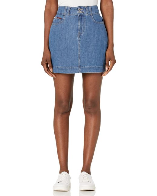 Tommy Hilfiger Blue Short Mini Jean Skirts