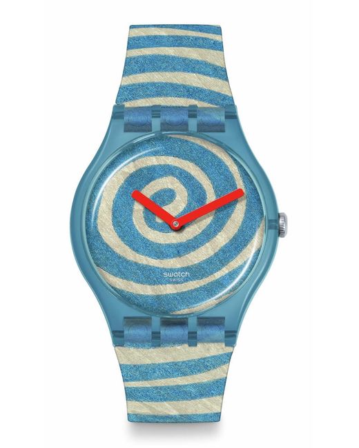 Swatch Blue Lässige Armbanduhr