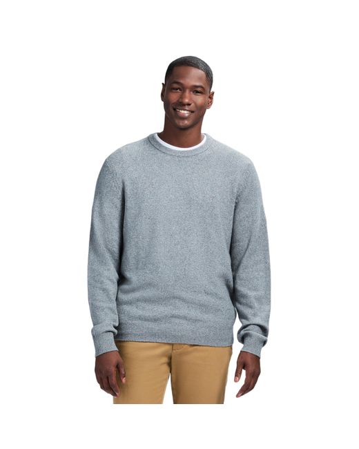 Izod Blue Jersey Crew Neck Sweater for men