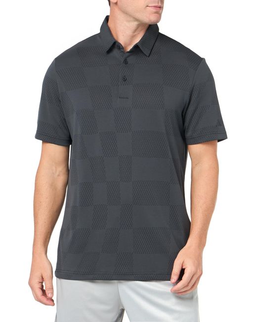 Adidas Gray Ultimate365 Textured Polo Shirt for men