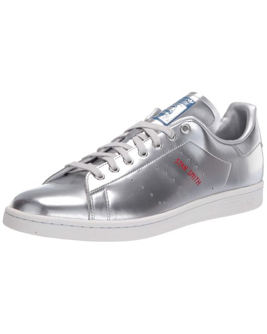 stan smith shoes silver