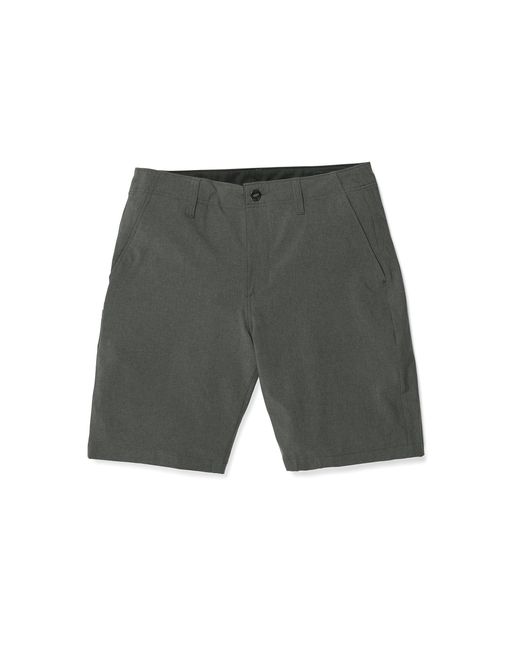 Volcom Gray Kerosene 21" Hybrid Shorts for men