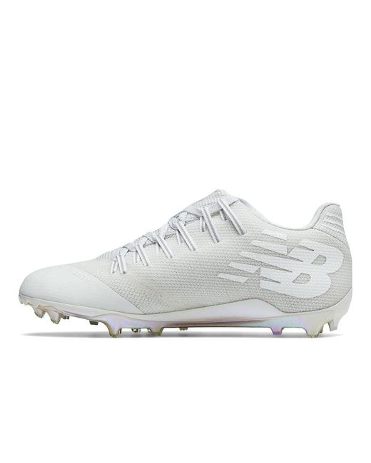 New Balance Burn X Lowcut Lacrosse Shoe in White for Men Lyst