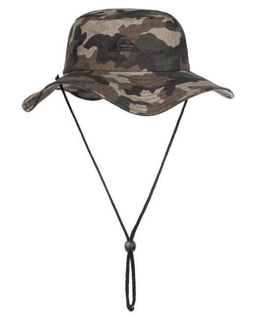 Quiksilver Cotton Bushmaster Sun Protection Floppy Bucket ...
