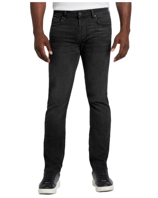 Guess Black Davis Straight Leg Jean for men