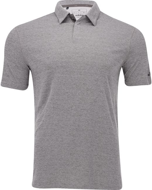 Adidas Gray Ultimate365 Tour Heat.rdy Polo Shirt for men