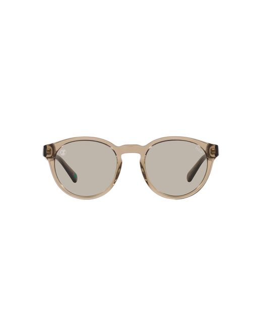 Polo Ralph Lauren Black S Ph4192 Round Sunglasses for men