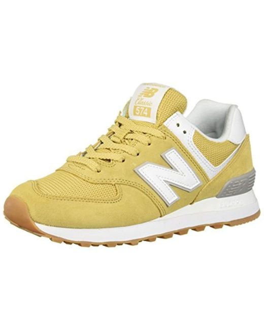 New Balance 574 V2 Essential Sneaker in Yellow | Lyst