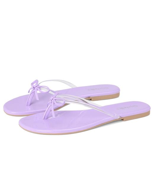 Seychelles Purple Wish List Patent V Leather Flip-flop