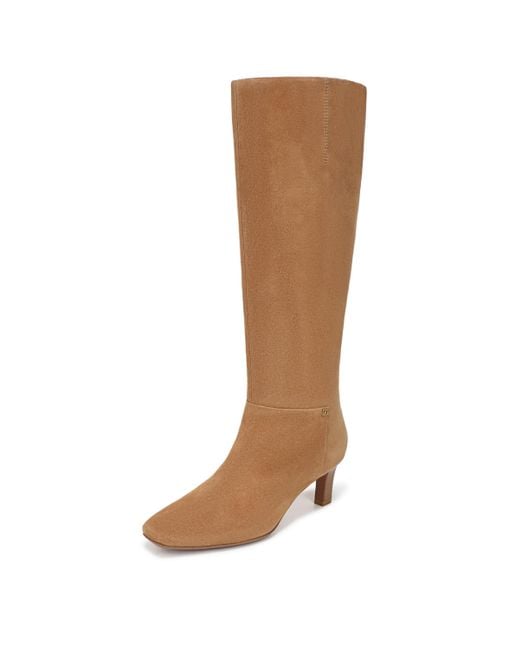 Franco Sarto Timmy Fashion Boot Warm Camel Brown Suede 5 M