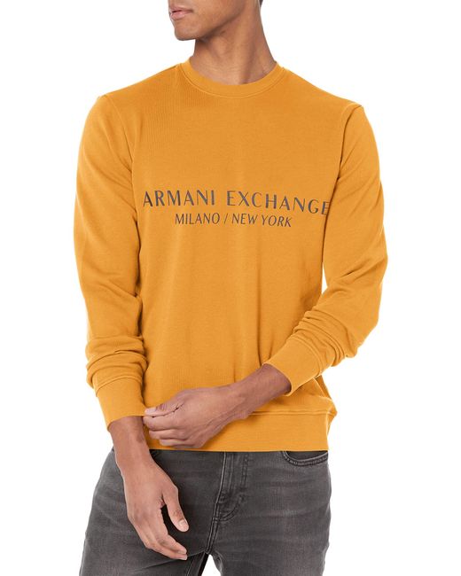 Emporio Armani Orange A | X Armani Exchange Pullover City Sweatshirt for men