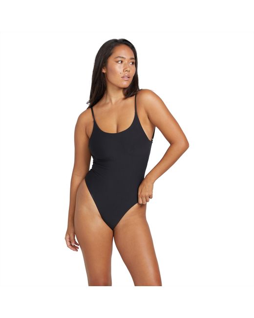 Volcom Blue Standard Simply Seamless One Piece Swimsuit