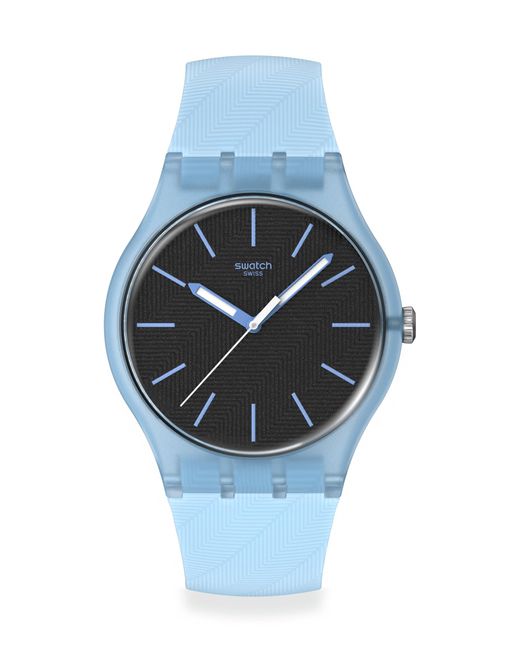 Swatch Casual Watch Blue Bio-sourced Quartz Blue Moves