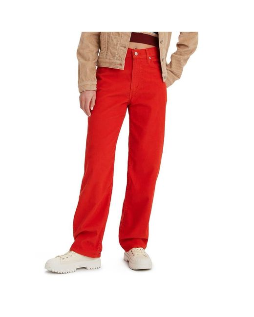 Levi's Denim 94 Baggy, in Red | Lyst