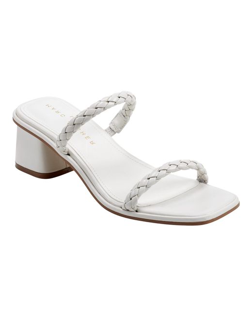 Marc Fisher Thoral Heeled Sandal in White Lyst