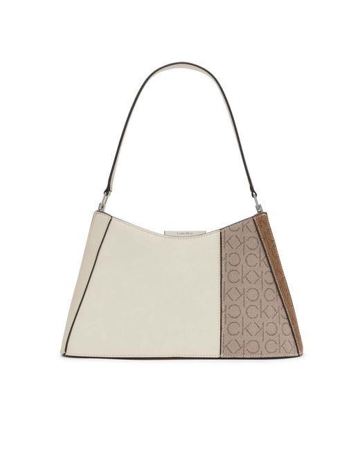 Calvin Klein Wren Demi Shoulder Bag in Natural Lyst