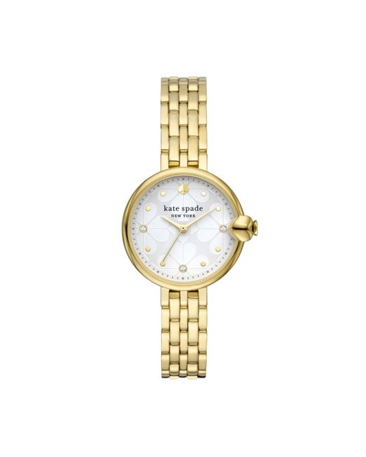 Kate Spade Metallic Chelsea Park Three-hand Date Gold-tone Stainless Steel Watch