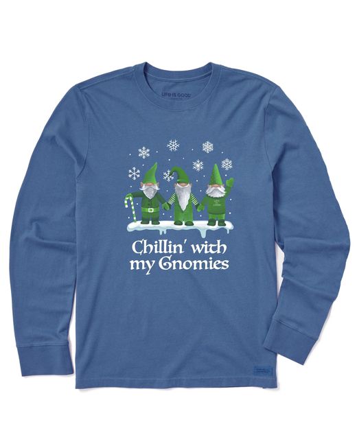 Life Is Good. Blue Green Gnomes for men