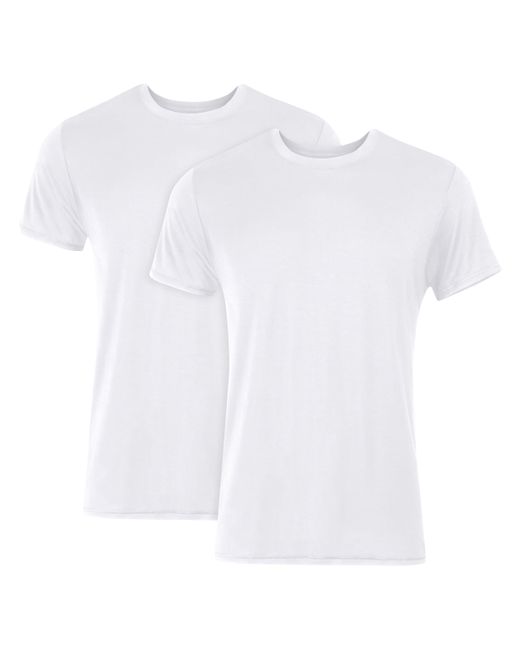 Hanes White Ultimate Originals Ultimate Crewneck T-shirts for men