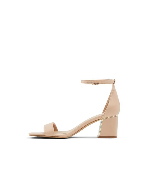 ALDO Kedeaviel Heeled Sandal in Natural Lyst UK