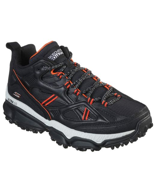 Skechers Performance Trail And Hiking Shoe in Black/Orange (Black) for
