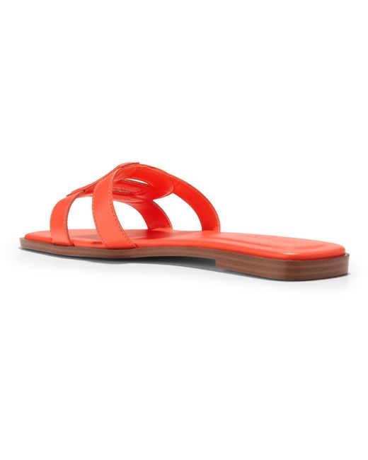 Cole Haan Red Chrisee Sandal Flat