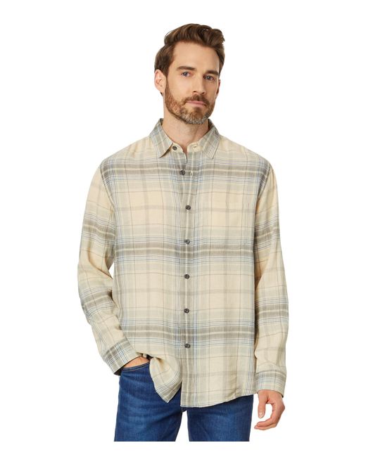 Pendleton Natural Long Sleeve Dawson Linen Shirt for men